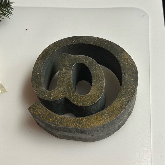 Modern Art Decor arroba Symbol Sculpture Decor - Picture 6 of 11